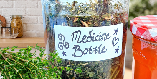 Making a Herbal Medicine Bottle